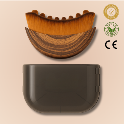 Doğal Bitki Lifli Lenf Masajı ve Yüz Şekillendirici Fırça